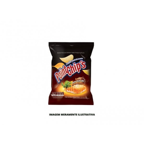 BATATA LISA FRANGO GRELHADO POINT CHIPS 1X24X30G